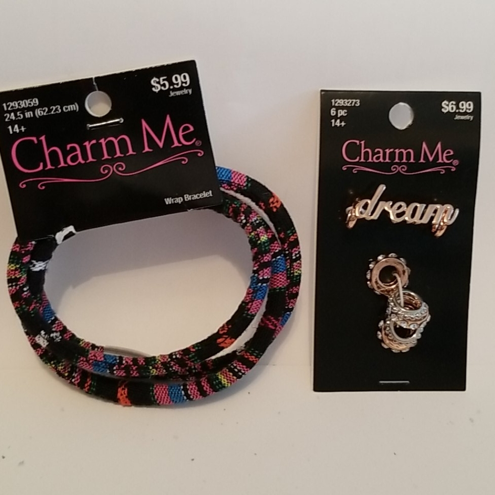 Charm Me Wrap Bracelet and Charms